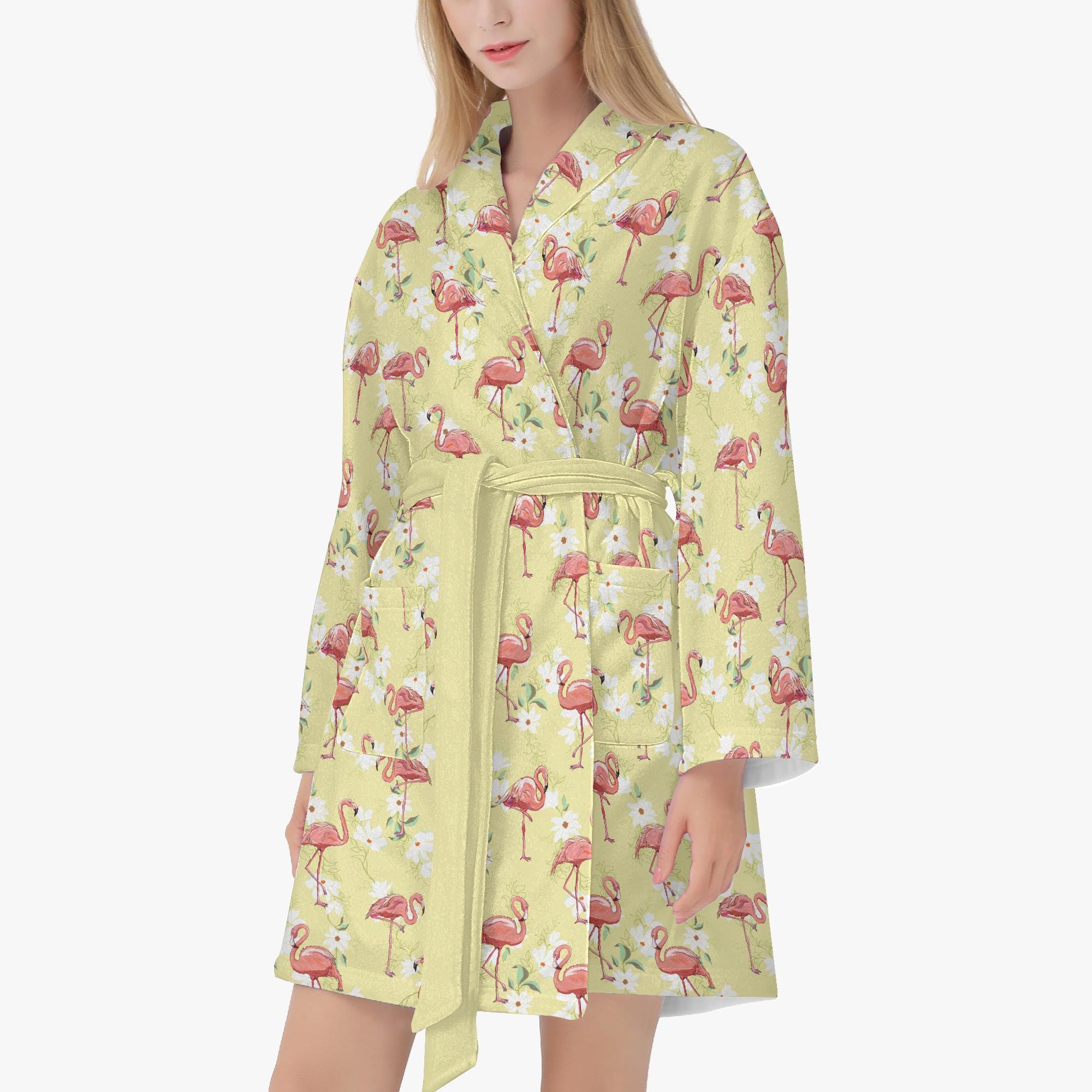 Flamingo Dressing Gown - Etsy