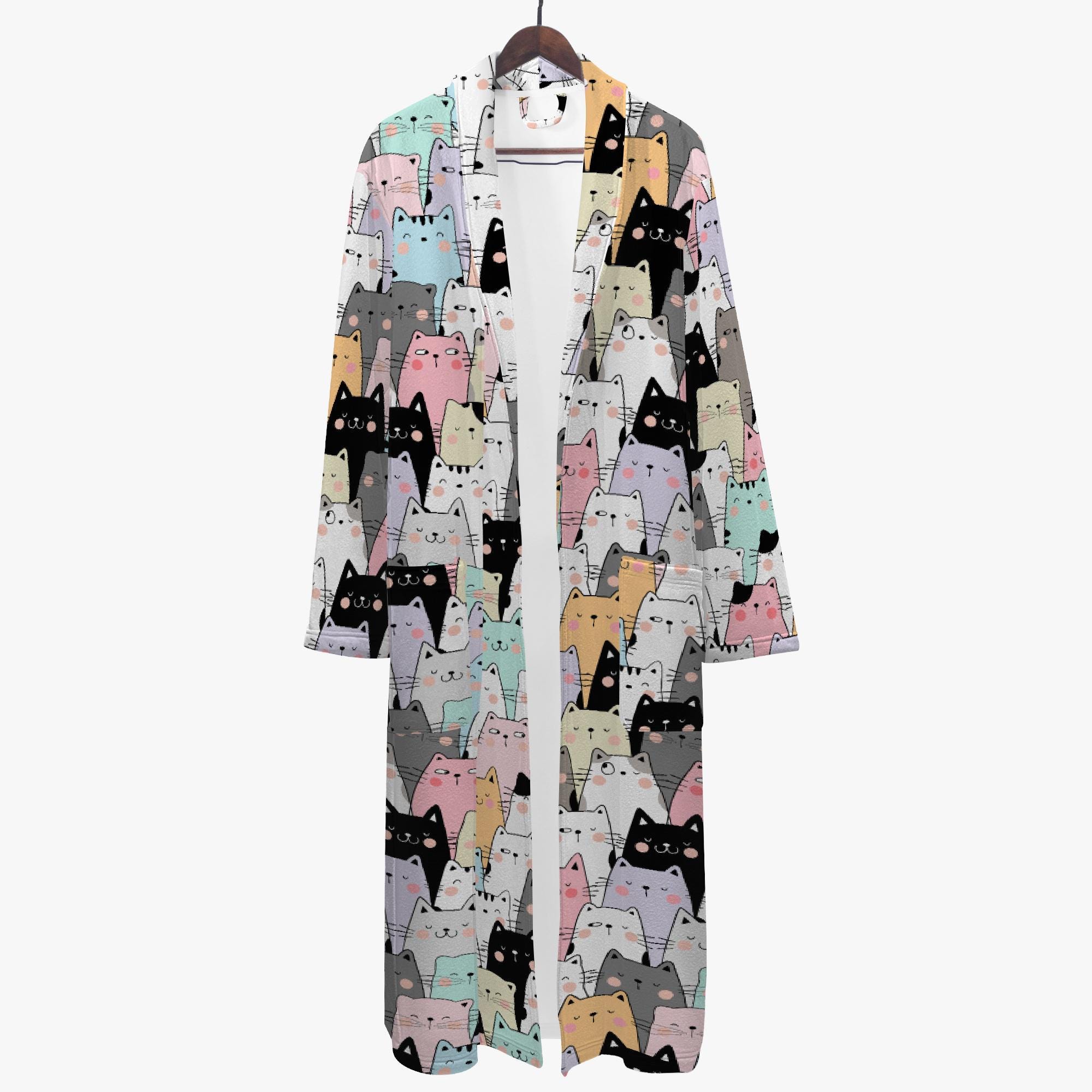 Cat Dressing Gown - Etsy UK