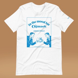 Unique Korean Culture graphic T-shirt - Chimaek 치맥