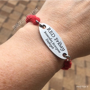 RED FRIDAY Remember Everyone Deployed boot band bracelet deployment Marines military Army