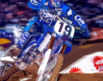 Doug Henry, Motocross Legends, Supercross Legends, Collectable