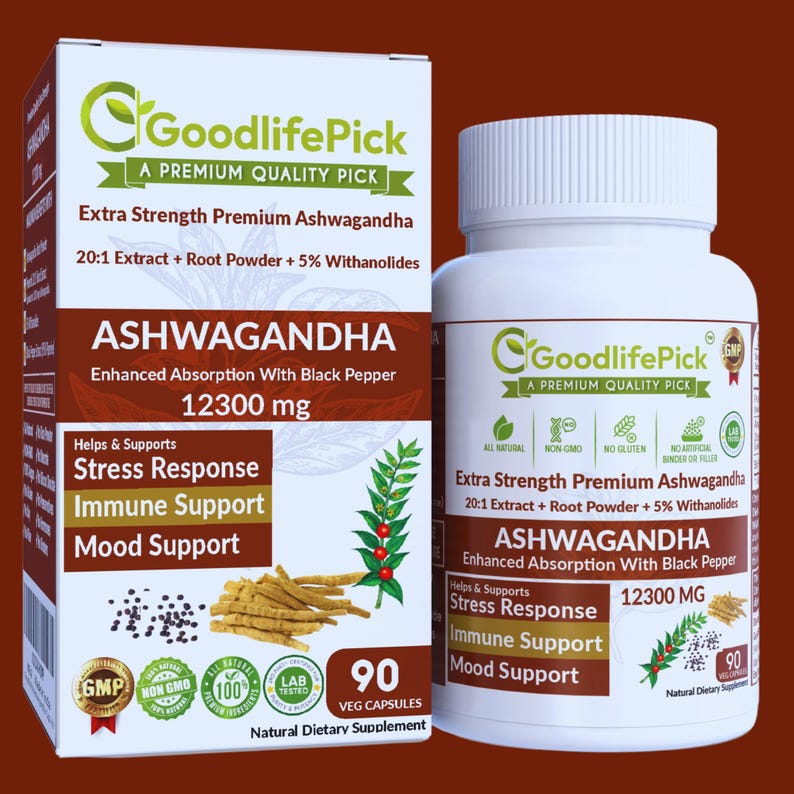 Premium Ashwagandha Capsules 12300 MG