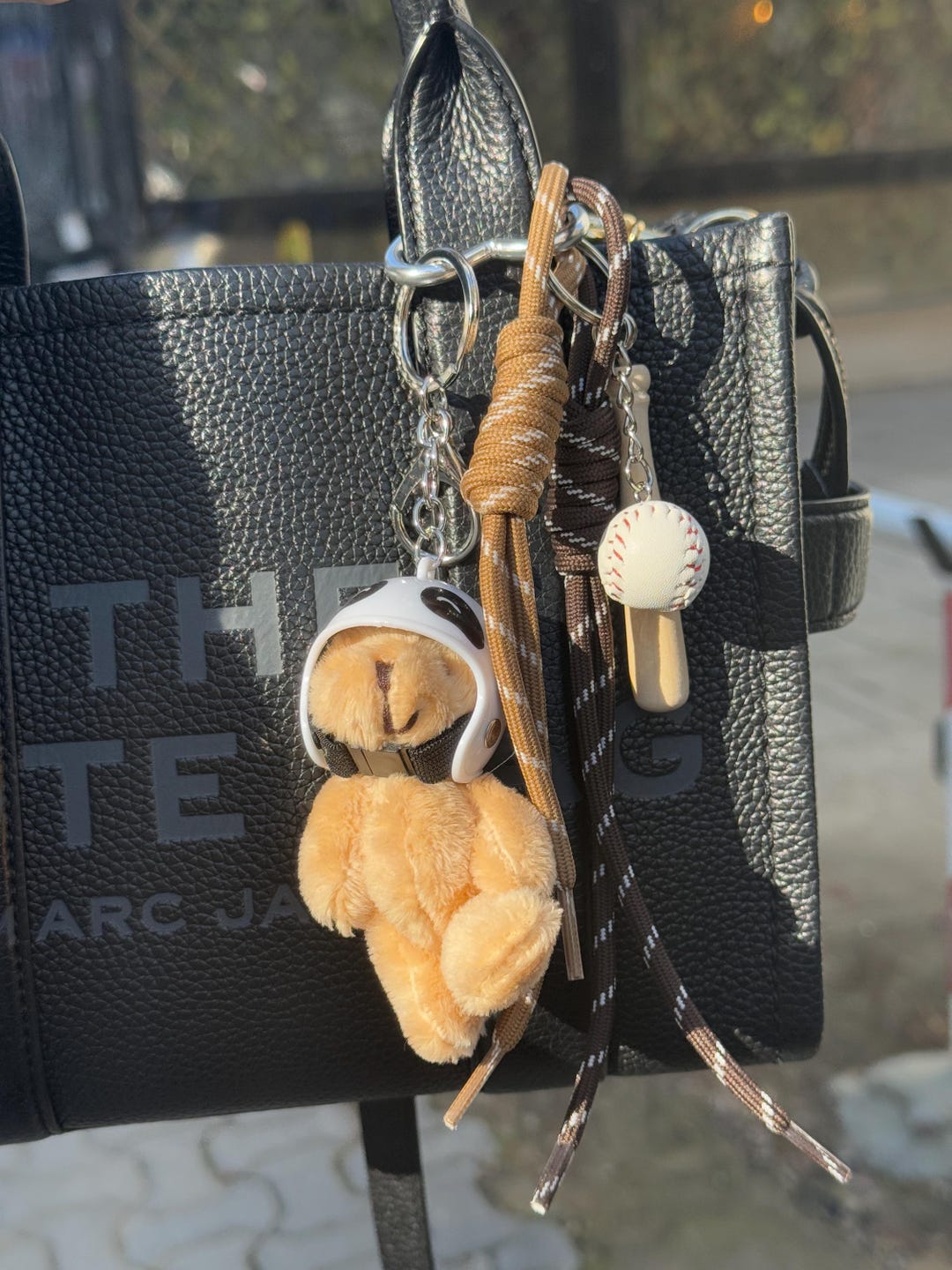 Porte-Clés En Peluche à La Mode, Breloque De Sac, Fleur, Accessoires, Ornements De Sac à Main, Mignon, Lanière, Clé De Voiture, 1 Pièce