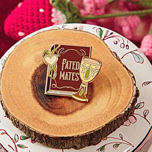 Fated Mates Bookish Enamel Pin