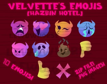 Velvette's Emojis for Discord - Hazbin Hotel