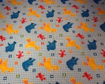 Sesame Street Double Sided Flannel Blanket - Free Shipping
