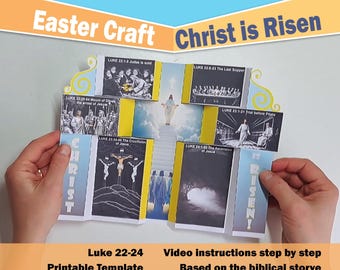 Bible Craft for Kids | Christ is Risen | Church Activity on Easter