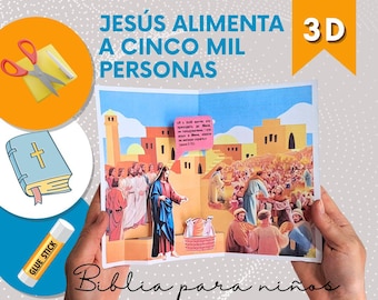Jesús Alimenta, Biblical Spanish Craft for Kids (PDF)