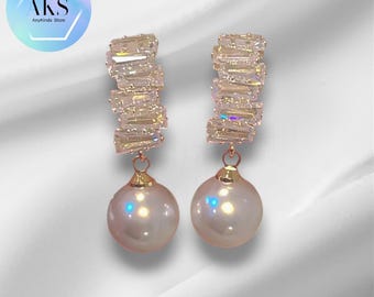 Boucles D'oreilles De Noël Traîneaux Roses - Neuves Avec étiquettes, Dormeuses Argentées