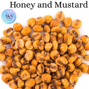 Honey Mustard Flavour Corn Nuts Crunchy Nibbles Roasted Corn Snacks