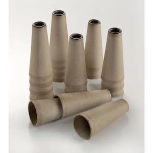 Conos de cartón grandes Conos para manualidades Conos vacíos Perfectos para hacer árboles de Navidad Conos para manualidades para niños Conos de hilo de cartón marrón grueso