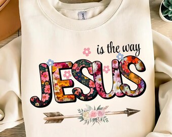 Jesús es el camino (Png), cristiano (Png), garabatos de Jesús (Png), Jesús floral (Png), fe (Png), espiritual (Png), Jesús retro (Png), religioso (Png)