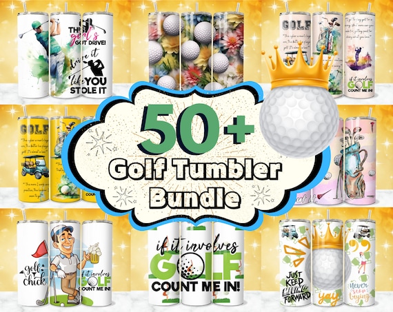 50 + Golf Tumbler Wrap Designs, Golfing Life Tumbler, Funny Golf Tumbler Wrap, Golf Lover Tumbler, 20oz Golf Sublimation Designs, Golf PNG