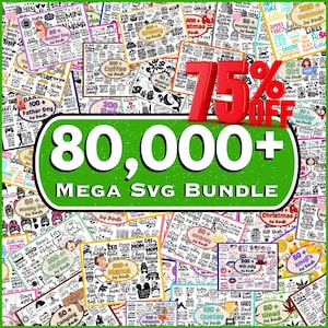 80.000+ Mega Svg Bundle, Disegni per magliette Svg, Natale Svg, Inverno Svg, Insegnante Svg, Mamma Svg, Autunno Svg, File Svg, Sarcastico Svg, Infermiera Svg