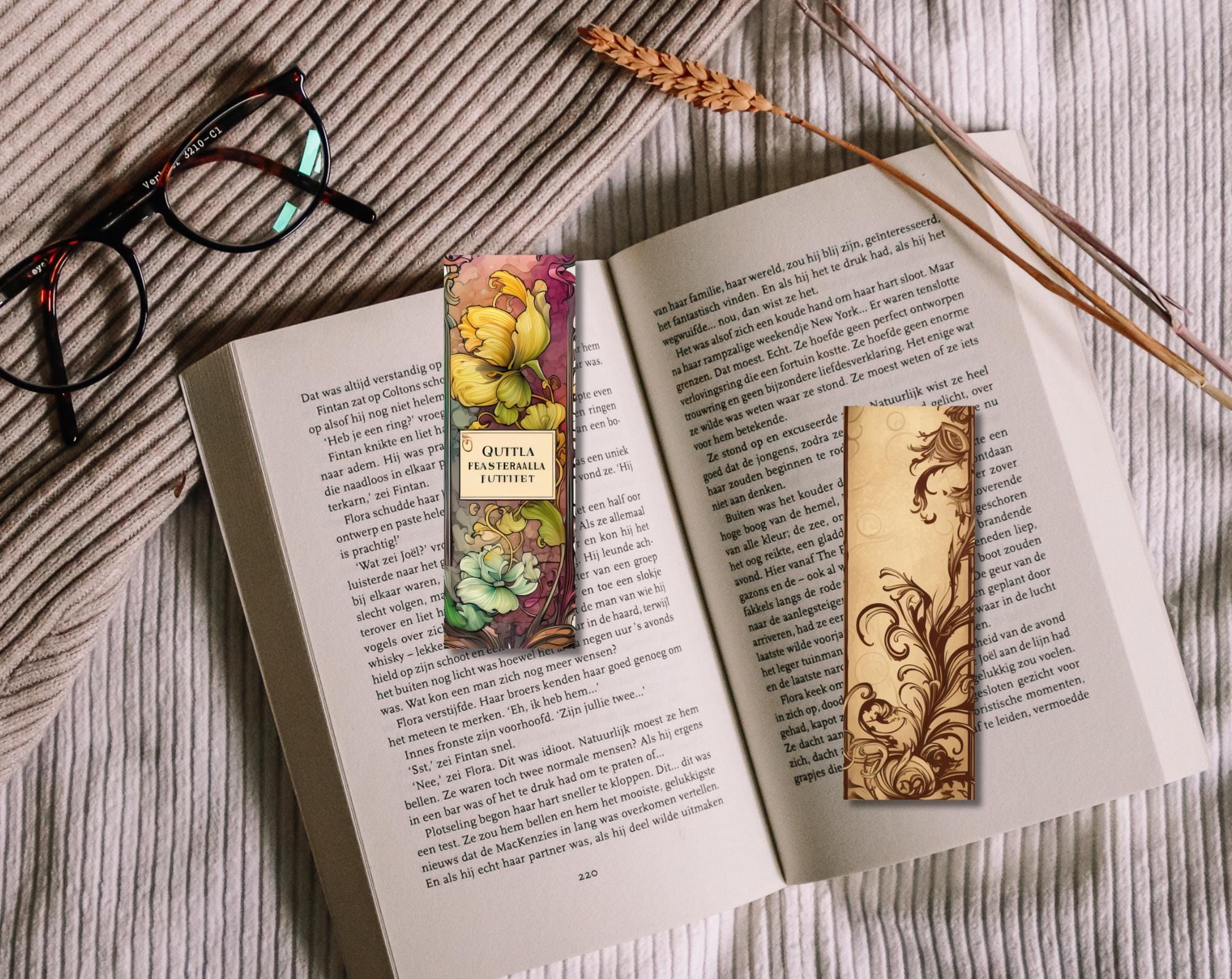 10 + Vintage Bookmark Design Bundle, Bookoholics Bookmark, Book Lover ...