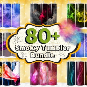 80 + Smokey Tumbler Wrap Designs, Black Smoke Tumbler Wrap, 20 oz Smoke Sublimation Designs, Straight Skinny Tumbler Designs, Smoke Wrap PNG