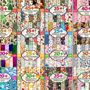 2300 + Mega Digital Paper Pack, Christmas Digital Paper, Floral Digital ...
