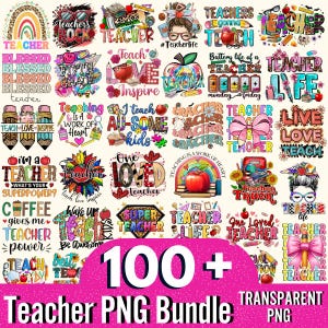 Paquete de más de 100 imágenes retro de maestros en formato PNG, camisetas de agradecimiento a los maestros en formato PNG, vibras de maestro en formato PNG, maestros bohemios en formato PNG, vida de maestro en formato PNG, el mejor maestro de la historia