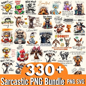 Paquete de más de 330 frases sarcásticas PNG, frases divertidas para camisetas PNG, sarcasmo PNG, frases divertidas de animales PNG, humor para adultos PNG, frases sarcásticas PNG, frases de moda PNG