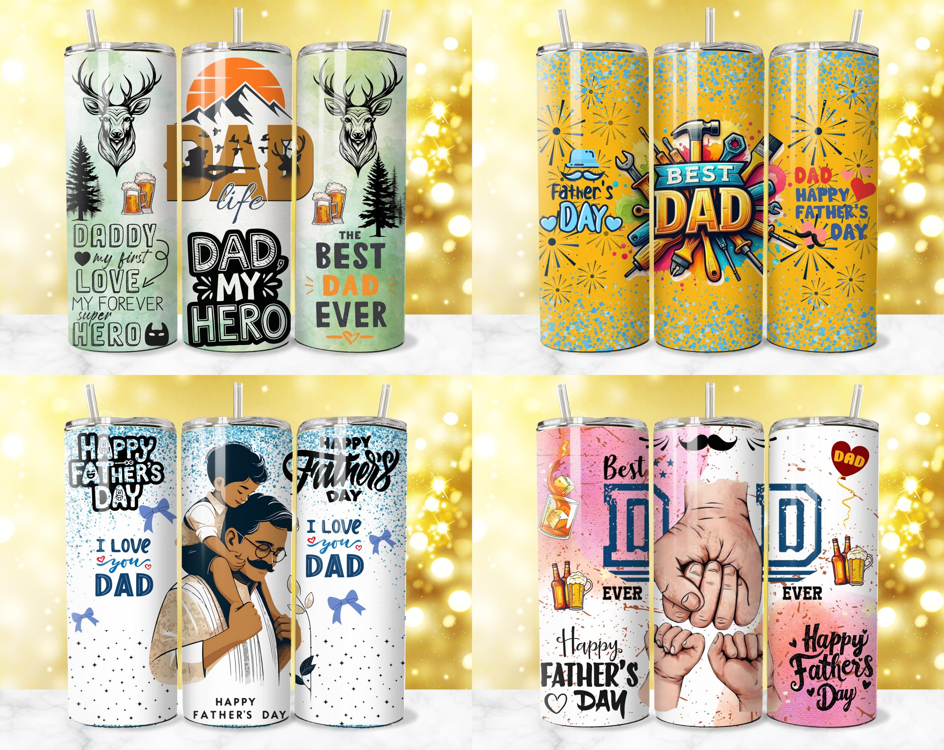 Father's Day Tumbler Wrap Bundle, Dad PNG Designs (digital Download) - Etsy