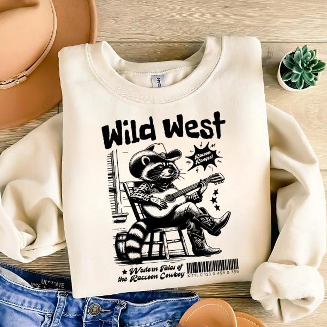 Wild West Racoon Png, Cow Boy Racoon Png, Funny Western Trash Panda Png ...