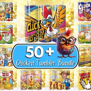 50+ Chicken Tumbler Wrap Design, Cluckers Sarcastic Tumbler, Rustic Farm Tumbler,Chicken Lady Tumbler, Funny Chicken Tumbler, Chicken Qoutes