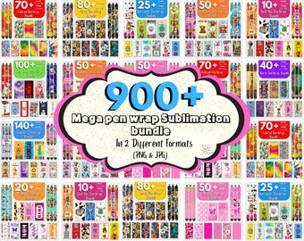 900 + Mega Pen Wrap Designs Bundle, Teacher Pen Wrap, Sarcastic Pen Wrap, Pen Wrap Sublimation Designs, Mama Pen Wrap, Nurse pen Wrap PNG