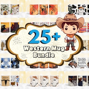 25 + Western Mug Wrap, Cow Boy Mug Wrap, Horse Riding Mug, Rodeo Coffee Mug Wrap, 11oz & 15oz Mug Sublimation Design, Cow Girl Coffee Mug