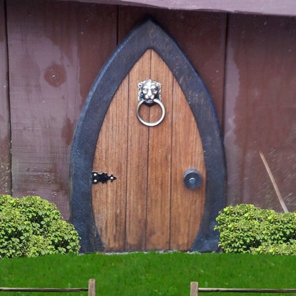 Fairy Doors, Gnome doors, Faerie Doors, Elf Doors, 12 inch, lion knocker.