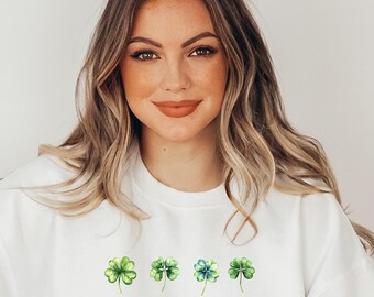 St. Patrick's Day Sweatshirt, Irish Shamrock Sweatshirt, Saint Patricks Day Sweatshirt Women, St Patricks Hoodie, St Patricks Sweater Decor
