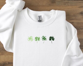 St. Patrick's Day Sweatshirt, Irish Shamrock Sweatshirt, Saint Patricks Day Sweatshirt Women, St Patricks Hoodie, St Patricks Sweater Decor