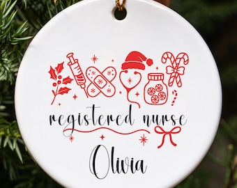 Nurse Ornament, New Nurse Gift, Nurse Christmas Ornament, Graduation Ornament, Graduation Gift, RN Gift, BSN Gift, Nursing Graduation Gift