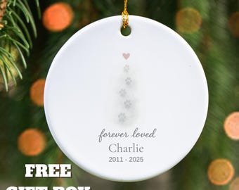 Pet Memorial Gift, Memorial Ornament, Custom Ornament, Pet Memorial, Christmas Ornaments, Custom Pet Ornament