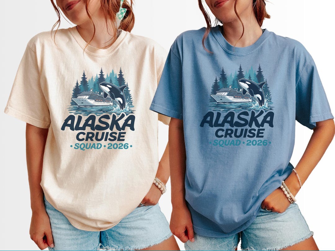 Comfort Colors® Alaska Cruise 2026 Shirt, Family Cruise Trip Shirt ...