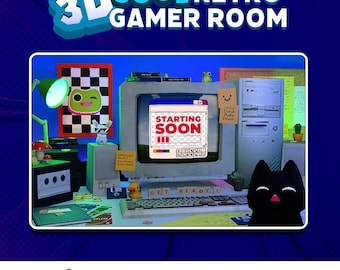 3D Stream Overlay: Twitch & YouTube Animierte Bildschirme