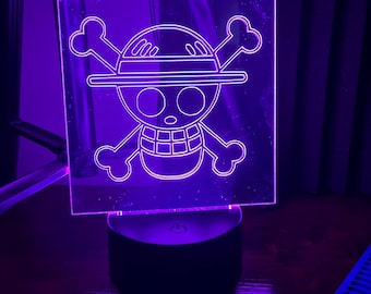 Lámpara de noche Jolly Roger de One Piece