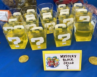 Vasos de bloques misteriosos de Super Mario (12 unidades)