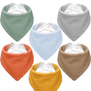 Babero bandana de Pokémon - Pikachu, Bulbasaur, Gangar, Evee, Squirtle o Psyduck imagen 11