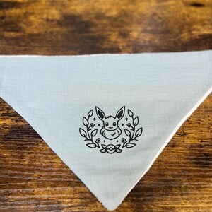 Babero bandana de Pokémon - Pikachu, Bulbasaur, Gangar, Evee, Squirtle o Psyduck imagen 9