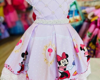 Minnie Mouse Deluxe Birthday/ couture Dress /toddler dress/ Disney outfit