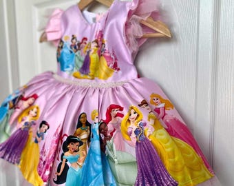 Princess Birthday Dress/ Toddler dress/ Princess Birthday