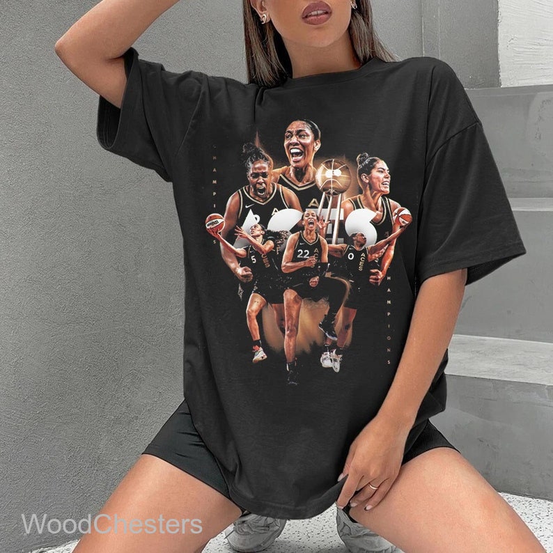 2022 Las Vegas Aces WNBA Champions 22 Vegas First T-Shirt