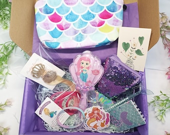Mermaid gift box children, Birthday gift box, Gift for daughter, Granddaughter gift, Present boxes, Gift for a girls, Happy birthday boxes