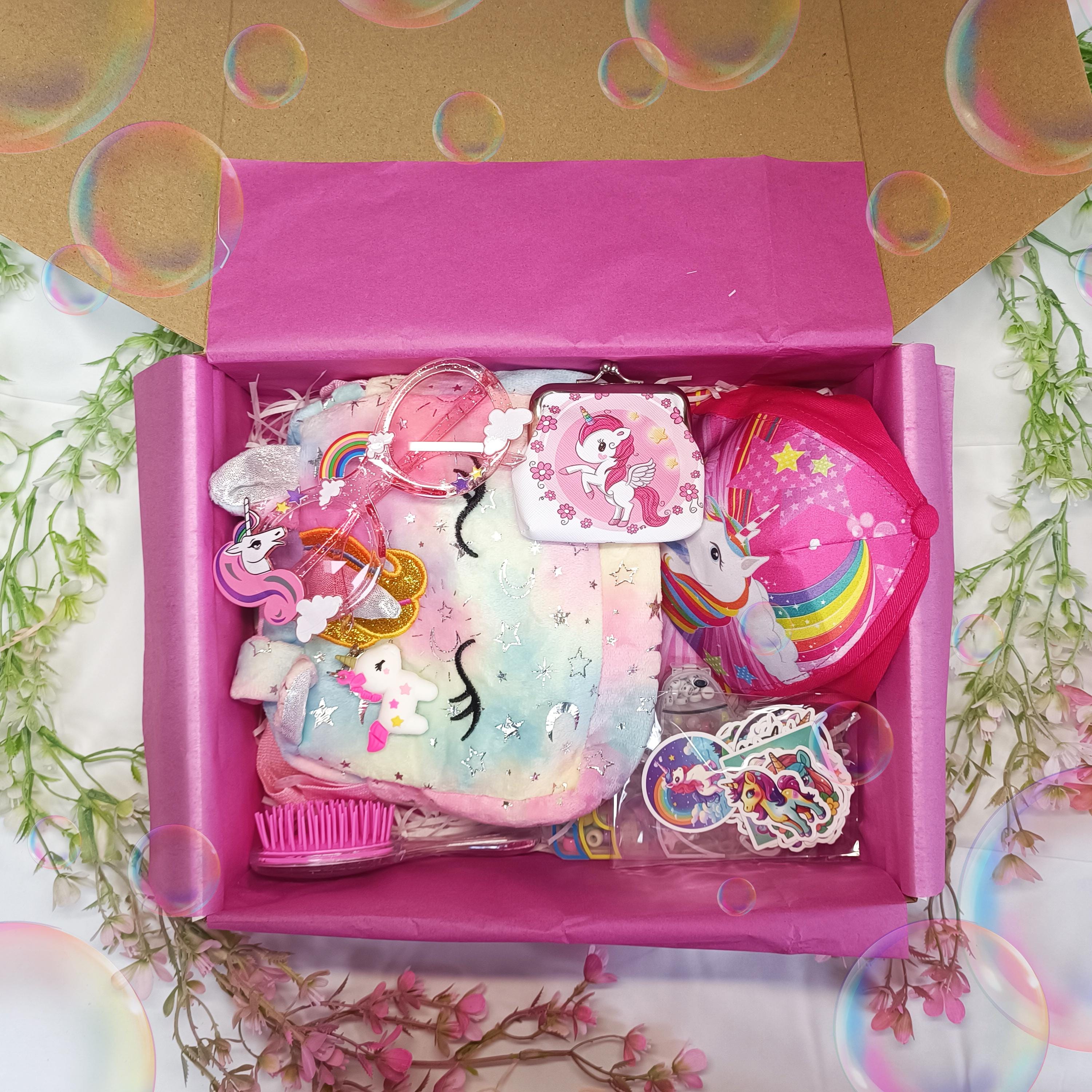 Big Unicorn Gift Box for Kids, Birthday Gift Box, Present