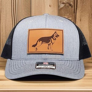German Shepherd Hat, German Shepherd Gifts, Dog Trucker Hat, Dog Lover Gift, American Flag German Shepherd Hat, Any Dog Breed
