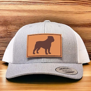 American Bulldog Hat, American Bulldog Gift, AmBulls Trucker Hat, Dog Moma, American Bulldog Puppy Gift, Patch Hat for any Dog Breeds