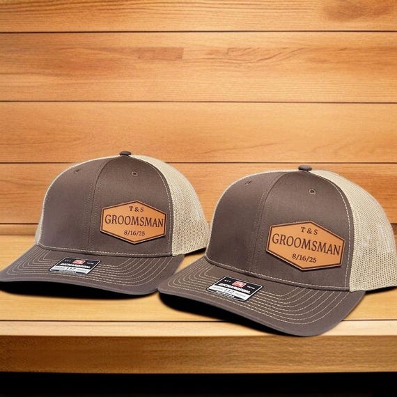 Personalized Trucker Hat: Groomsmen Wedding Party Gift