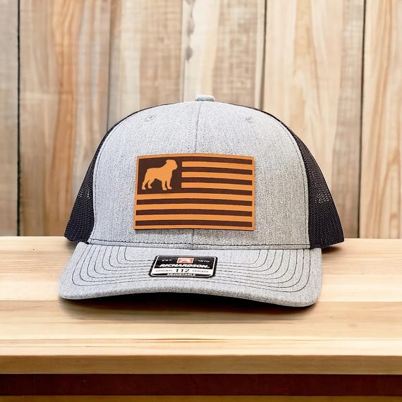 American Bulldog Hat, American Bulldog Gift, AmBulls Trucker Hat, Dog Moma, American Bulldog Puppy Gift, Patch Hat for any Dog Breeds