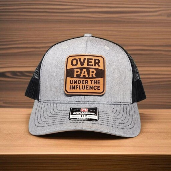 Funny Golf Hat - Over Par Under the Influence - Golfing Gift for Dad and Husband - Golfing Hat for Birthdays, Father's Day and Christmas