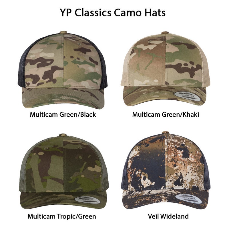 Camo hat American Flag